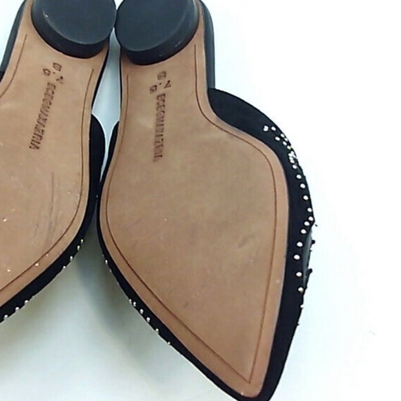 BCBGMAXAZRIA Nola Studded Pointed Toe Mule Sandal Flat Heel Fashionable Shoe 7.5 - Picture 7 of 7
